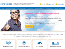 Tablet Screenshot of euro-space.net